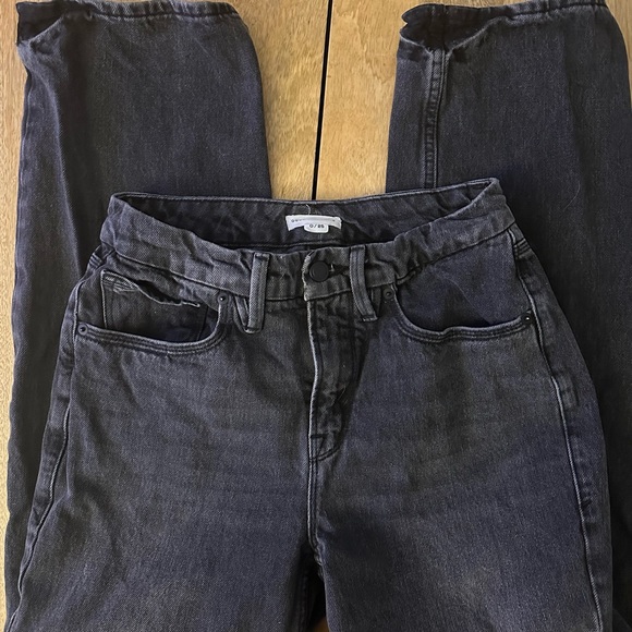 Good American ‘90s high rise straight jeans - Picture 3 of 5